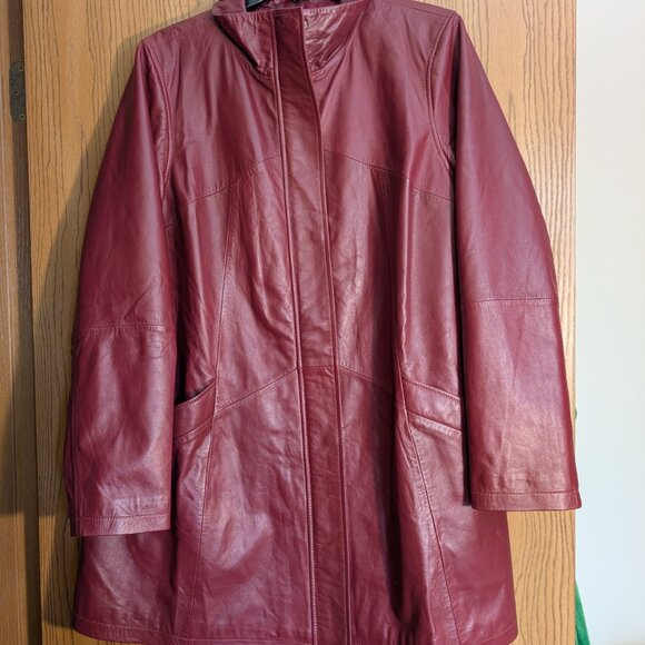 Jessica London Outerwear Leather 14W - Picture 2 of 11